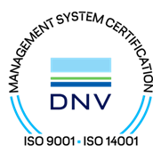 DNV ISO sertifiseringslogo
