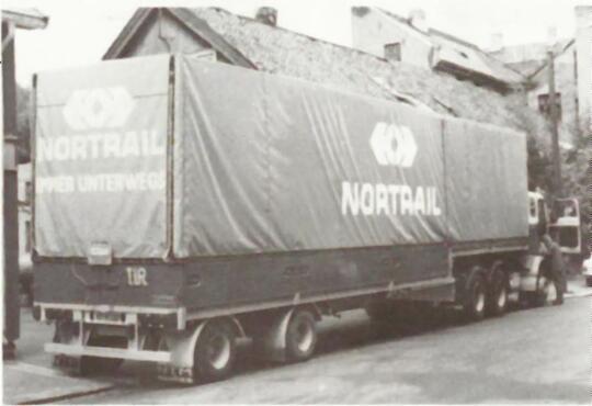 Nortrail Trailer på 60 tallet Europa