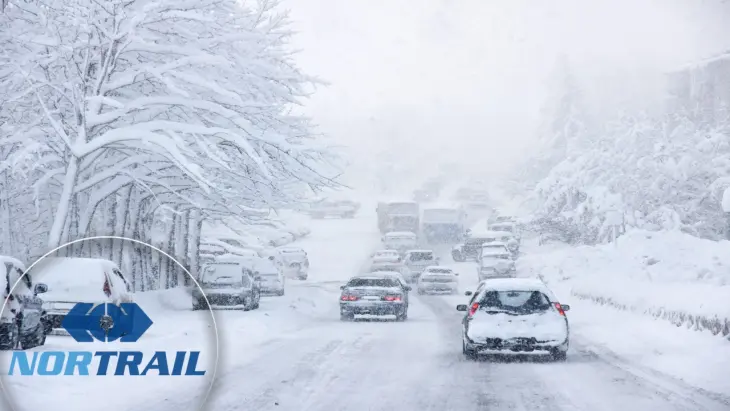 Snø skaper forsinkelse i leveransene 